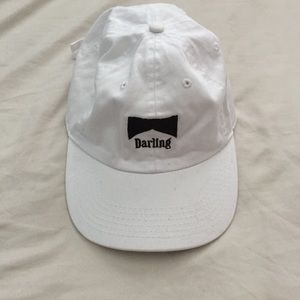 Brandy Melville White Darling Cap